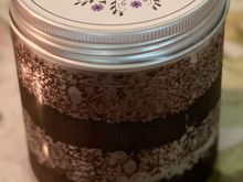 Chocolate Fudge cake in a jar 😋
