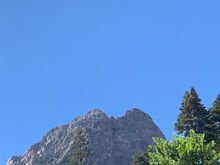 Peaks at the trail head