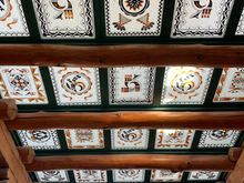 Ceiling skylights at the Inn