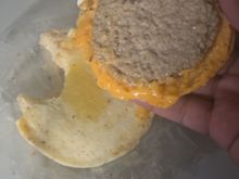 Sausage, egg, and cheese on english muffin. Make it more Jersey by doing a pork roll from EWR? 