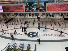New Nashville Airport ticketing level
