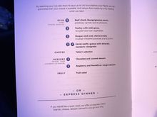 Dinner choices