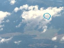 per FR24, this was a KC-135R from Fairchild AFB (Spokane WA) southbound at FL230