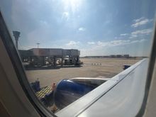 The view from the exit row!