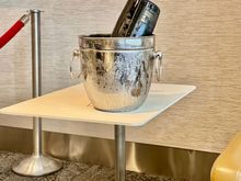 Our single bottle of Champagne
