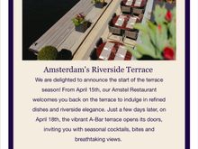 The A-bar terrace, April, 18