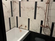Walking shower