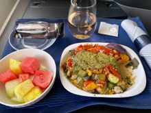 After seeing photos of this couscous on this thread for years, I always thought it was served cold.  Not so.  I think I would've preferred it cold.  It was fine.
