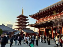 Sensō-ji 浅草寺 temple. Too many people. Must come back on the evening.