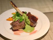 Lamb rack. Awesome. 