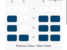Ten F available at T-4 and still listed as available for a $500+ upgrade. This has been the case on my last 5 flights.   Not laughing anymore. 