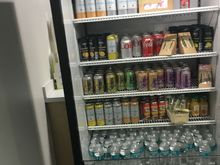 Food options - notice only a few sandwiches