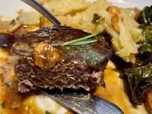 Completely over cooked beef 😩