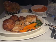 Chicken, actually very nice. 