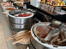 Hot items at breakfast