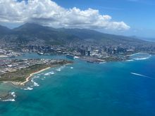 Departing Honolulu