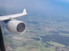 Landing in Munich.