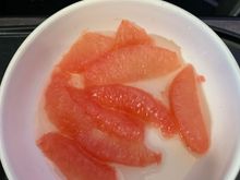 Grapefruit was flavorful. Portion seemed a bit small. 