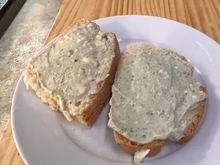 I love a free little bit of Roquefort on toast