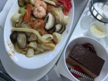 My partner really enjoyed the seafood udon. Our theory was the food coming out of Asia would be good and it was!