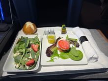 The cheese and tomato salad was really good, including the dressing which on paper sounded awful