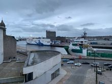 Northlink ferry viewed from the Maritime Museum