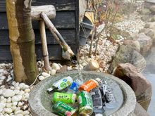 One of two outdoor drink “fridges”
