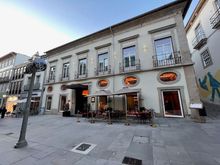 The original hotel building and entrance