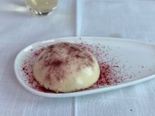Black Doris Plum Cheesecake