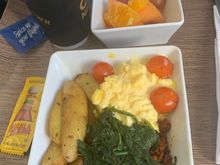 “Just Egg” bowl — I’m not a fan of tomatoes roasted to medium-rare, but otherwise this was actually pretty good