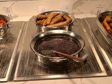 High quality bacon and sausages and some type of meat patties