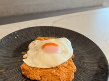 Chicken Milanese (a speck of truffle emulsion)