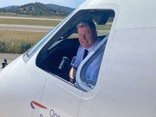 Olbia to Edinburgh. Brilliant captain and great crew on the flight. 