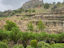 View from Geli Ali Beg parking lot