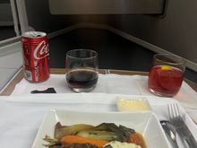 Short rib dinner with mashed.  