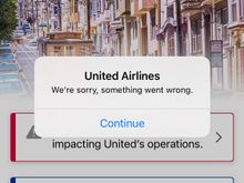 UA app iOS error