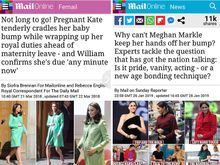 How Daily Mail covers Meghan Markle