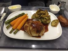 Honey & onion stuffed chicken. Very moist and tasty! 