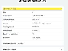 NHS App Covid-19 vaccination status