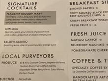 Oct 2, 2022 JFK Flagship First Dining menu !