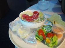 Snack at the SQ lounge TPE