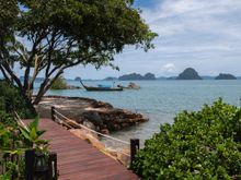 Beautiful views at high tide