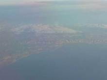Leaving St Vincent's Gulf near Adelaide, heading East