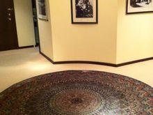 Carpet in the hallway
