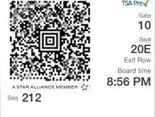 boarding pass for the new UA iphone app vers 2.0