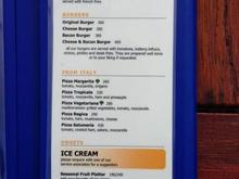 Menu for the deck  part 2