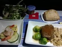 US Airways Dinner CLT-SLC (beef)
