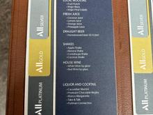 Pullman Khon Kaen Accor Drinks List