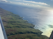 View from Lanai Air Flight