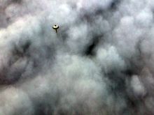 foggy landing in Seattle, March 6
